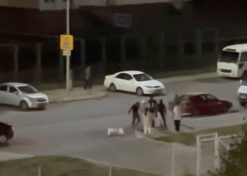 Жестокое избиение мужчины попало на видео в Астане