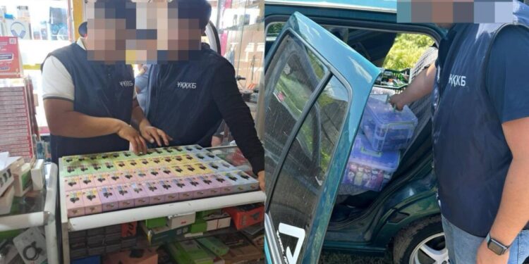 СҚО полициясы құны 15 млн теңгеден асатын вейптерді тәркіледі