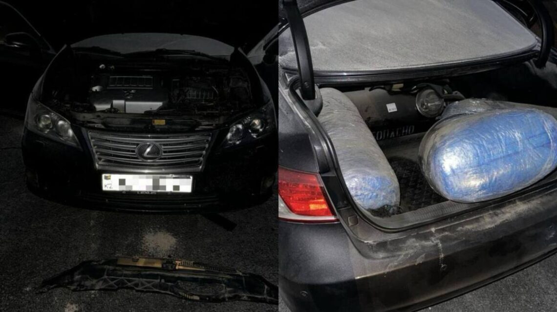 Фейерверк на трассе: наркоторговцы пытались сжечь битком набитый наркотиками Lexus