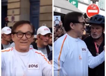 Джеки Чан принял участие в эстафете паралимпийского огня