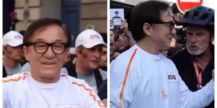 Джеки Чан принял участие в эстафете паралимпийского огня