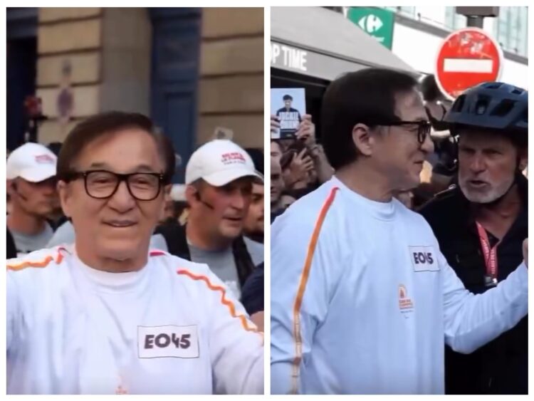 Джеки Чан принял участие в эстафете паралимпийского огня