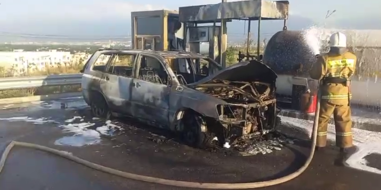 В Алматы чуть не взорвалась заправка