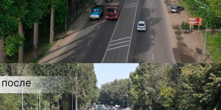 В акимате Алматы показали, как выглядит реконструированный Кульджинский тракт