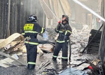 Астанада әкімшілік ғимарат өртенді