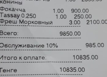 Кафе, ресторандардағы қызмет ақысы алынып тасталуы мүмкін