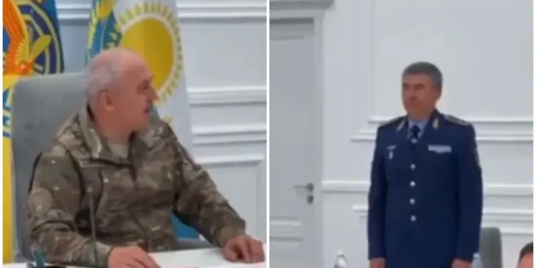 Қорғаныс министрі Жақсылықов үстелді ұрып, генералдарға шүйлікті