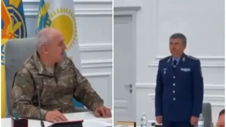 Қорғаныс министрі Жақсылықов үстелді ұрып, генералдарға шүйлікті