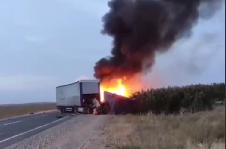 Cadillac Escalade врезался в грузовик: все пассажиры погибли