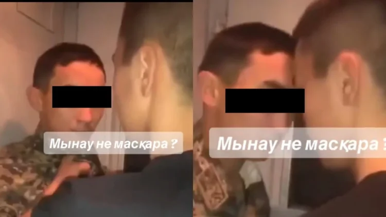 «Әскердегі әлімжеттік»: Ұлттық ұлан желіде тараған бейнежазбаға қатысты түсініктеме берді