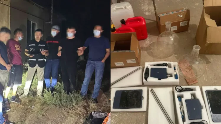 В Шымкенте задержаны иностранцы за подпольное производство наркотиков