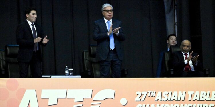 Президент үстел теннисінен Азия чемпионатын тамашалады