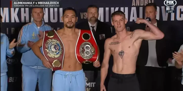 Жәнібек Әлімханұлы мен Андрей Михайлович салмақ өлшеп, көз түйістірді