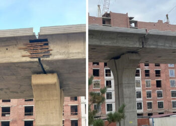 «Астана LRT» компаниясы құрылыстағы жамаудың қайдан шыққанын түсіндірді