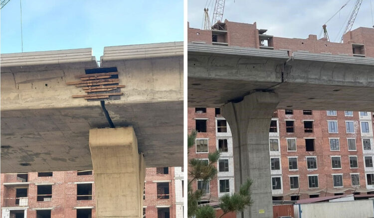 «Астана LRT» компаниясы құрылыстағы жамаудың қайдан шыққанын түсіндірді