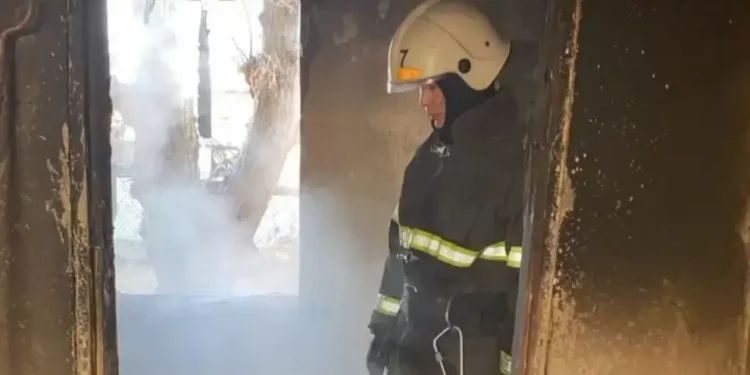 Павлодарда өртенген үйден ер адамның мәйіті табылды