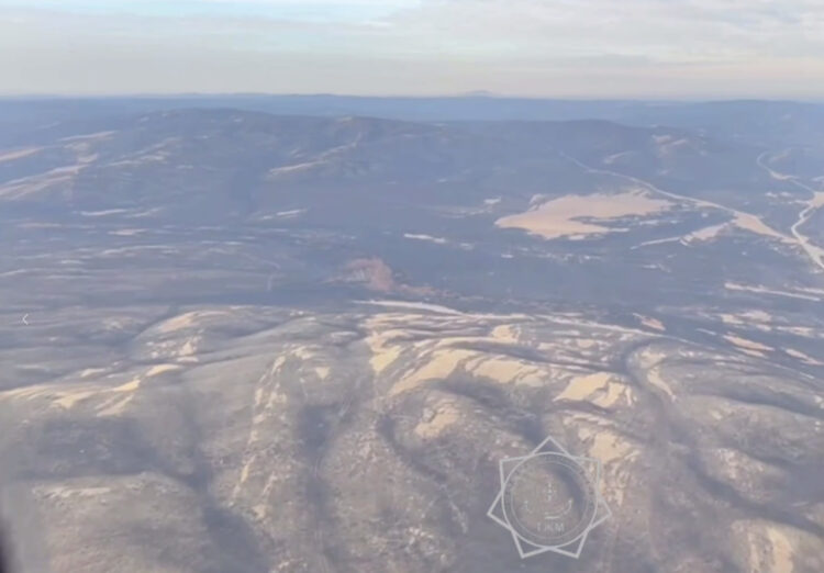 МЧС опубликовали видео масштаба пожара в Карагандинской области