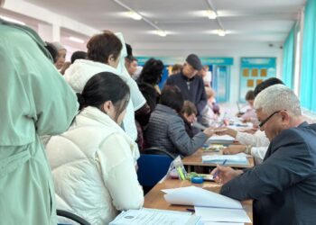 Атомбек и Золотой человек: необычные избиратели на референдуме в Алматинской области