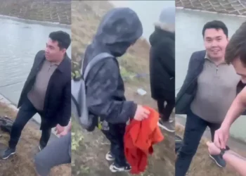 «Хотел руки помыть»: прохожие вытащили из реки двух детей в Астане