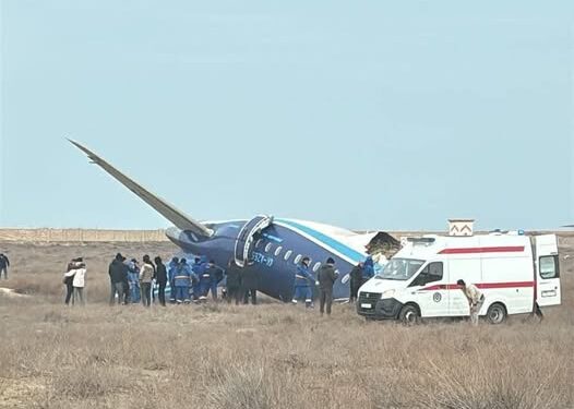 Ақтау маңында жолаушылар ұшағы құлады