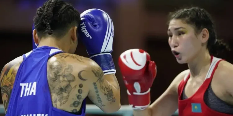 Бокстан Азия чемпионатында Аида Әбікеева алтын алды