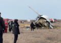 Новые кадры с места крушения: авиакатастрофа в Актау