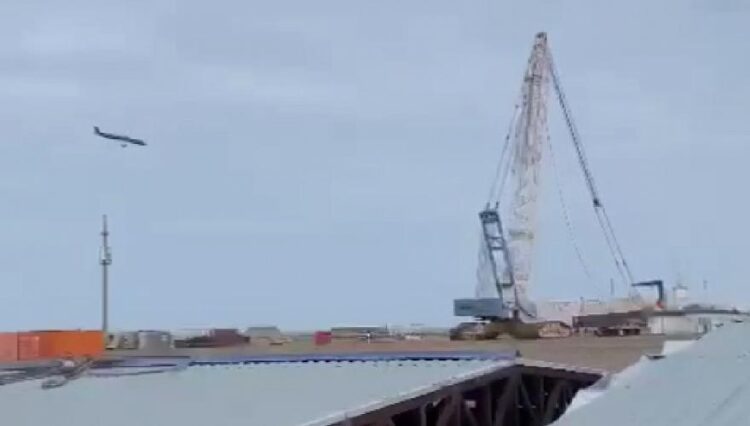 Самолет разбился в Актау