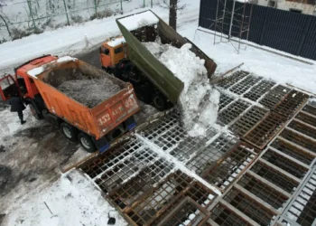 Алматыда алғашқы қар еріту пункті іске қосылды