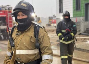 Таразда жаңа мектеп өртенді