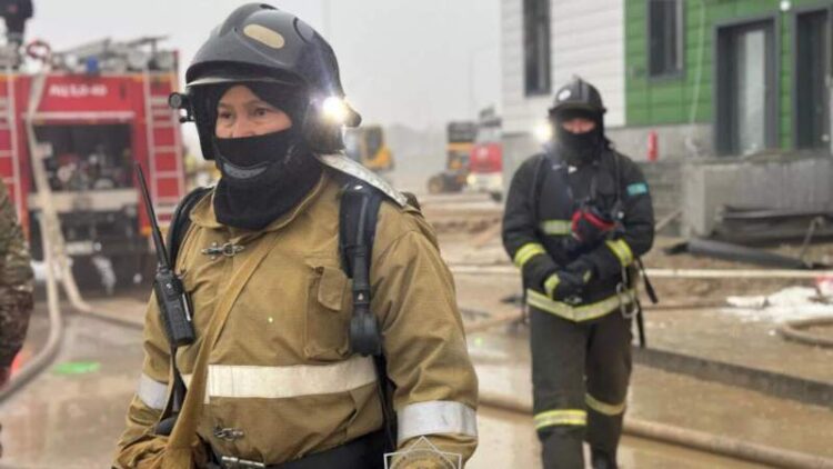 Таразда жаңа мектеп өртенді