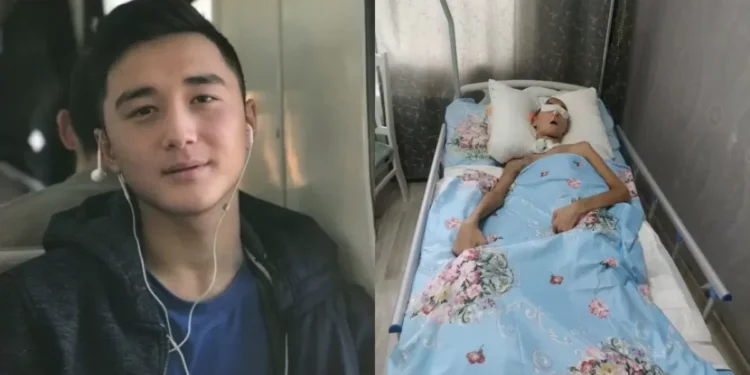 Әскерде мүгедек болып қалған Ербаян Мұхтар елге оралды