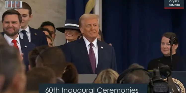 Дональд Трампты ұлықтау рәсімі өтіп жатыр