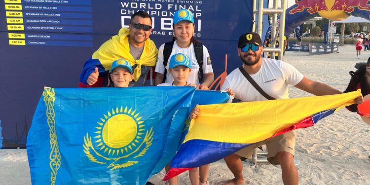 7-летний ученик из Конаева завоевал серебро в плавании на открытой воде