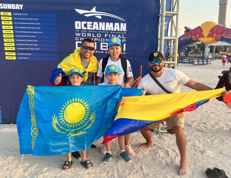 7-летний ученик из Конаева завоевал серебро в плавании на открытой воде