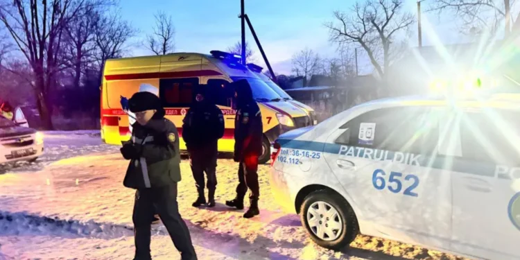 Во время гонки автомобиль упал с обрыва в Иртыш в области Абай