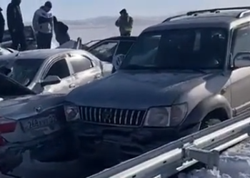 Массовое ДТП в Карагандинской области: столкнулись 19 автомобилей