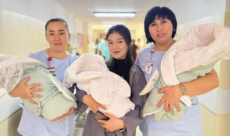 Шымкентте үшем дүниеге келді