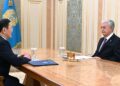 Глава государства принял Генерального прокурора Берика Асылова