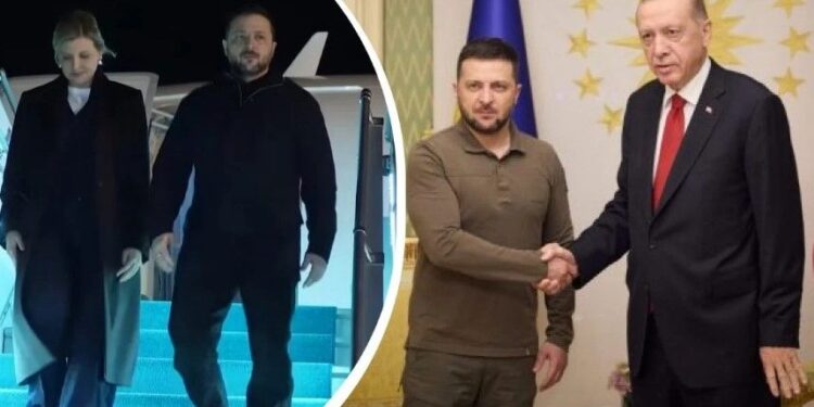 Украина президенті Түркияға барды