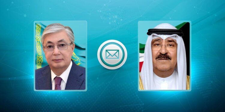 Токаев поздравил шейха Мишааля аль-Ахмада аль-Джабера ас-Сабаха с Национальным днем Кувейта