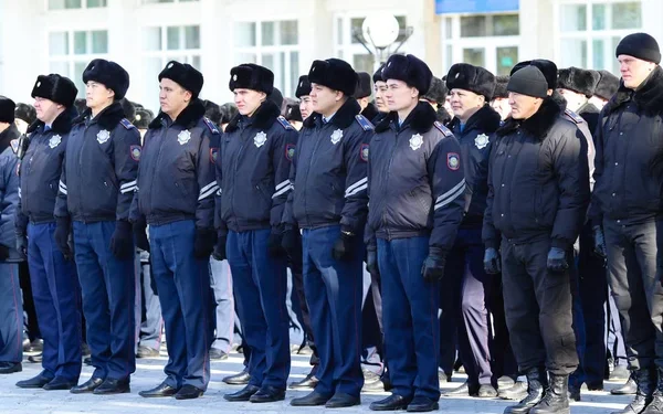 В Жамбылской области простились с погибшим полицейским