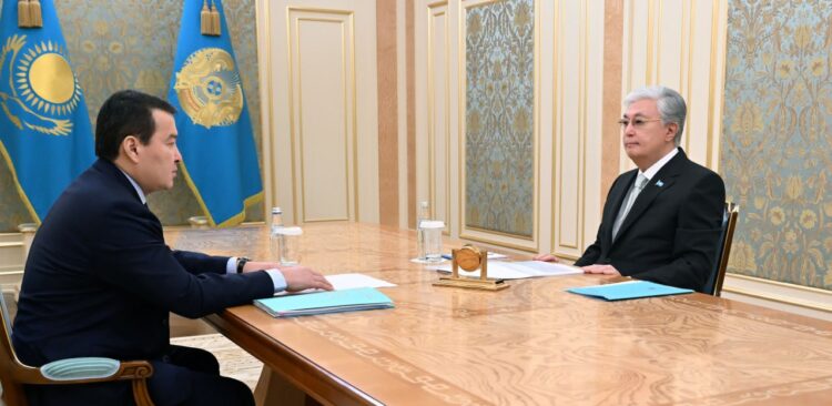 Глава государства принял председателя Высшей аудиторской палаты Алихана Смаилова
