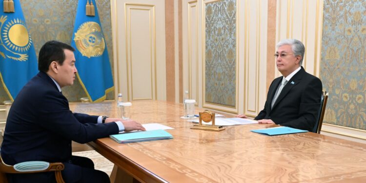 Глава государства принял председателя Высшей аудиторской палаты Алихана Смаилова