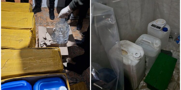 В Шымкенте ликвидирована нарколаборатория: изъято более 7 кг наркотиков