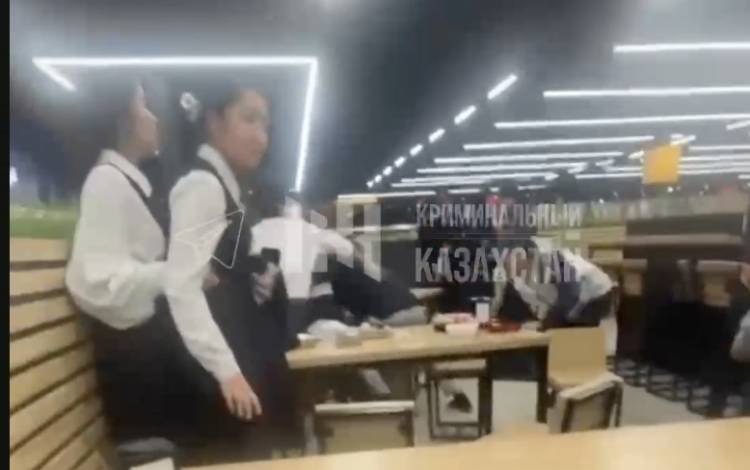 Массовая драка школьников произошла в алматинском ТРЦ