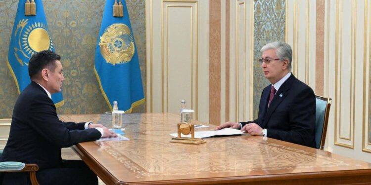 Президент принял акима Восточно-Казахстанской области Нурымбета Сактаганова