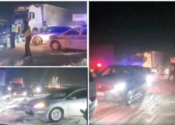 Сильный буран в Карагандинской области: более 550 автомобилей застряли на трассах