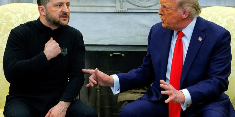 Трамп пен Зеленский келіспей қалды
