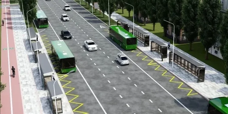 Алматының тағы бір басты көшесінде BRT құрылысы басталды