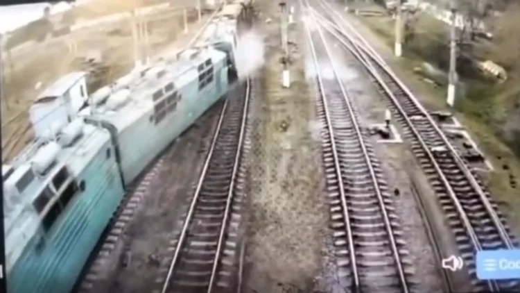 Жамбыл облысында жүк пойызы рельстен шығып кетті